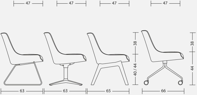 Piktogramm WOOOM Meeting und Lounge Stuhl