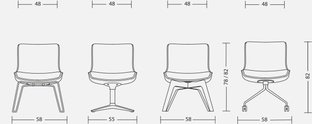 Piktogramm WOOOM Meeting und Lounge Stuhl