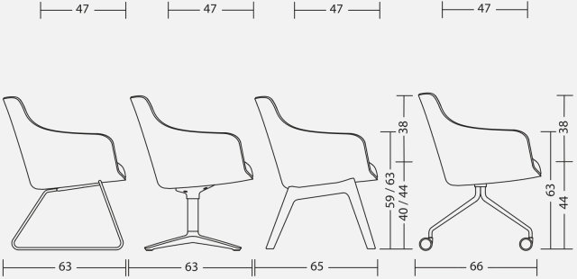 Piktogramm WOOOM Meeting und Lounge Stuhl