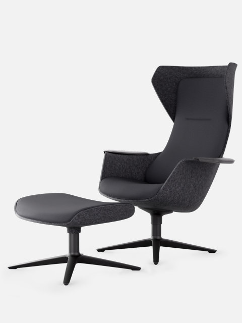 Freistellerbild WOOOM Lounge Sessel und Ottoman
