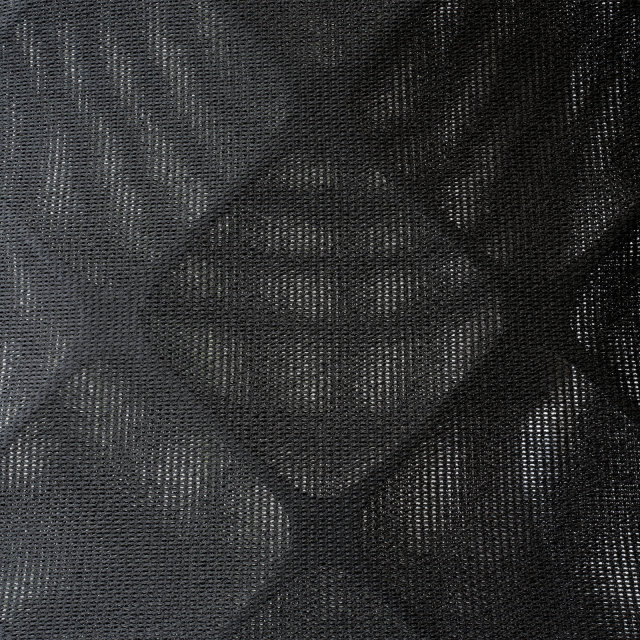 Material Netzfarbe Melange schwarz blickdicht 2045